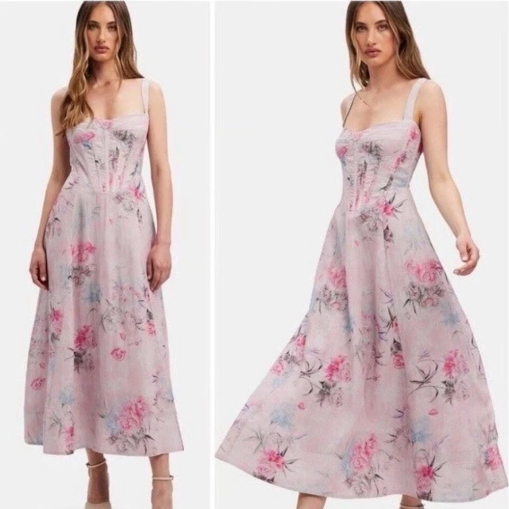 Bardot Revolve Adeline Corset Dress Medium